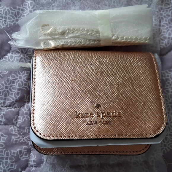 Kate Spade Staci crossbody card case on a chain nwt - Picture 4 of 7
